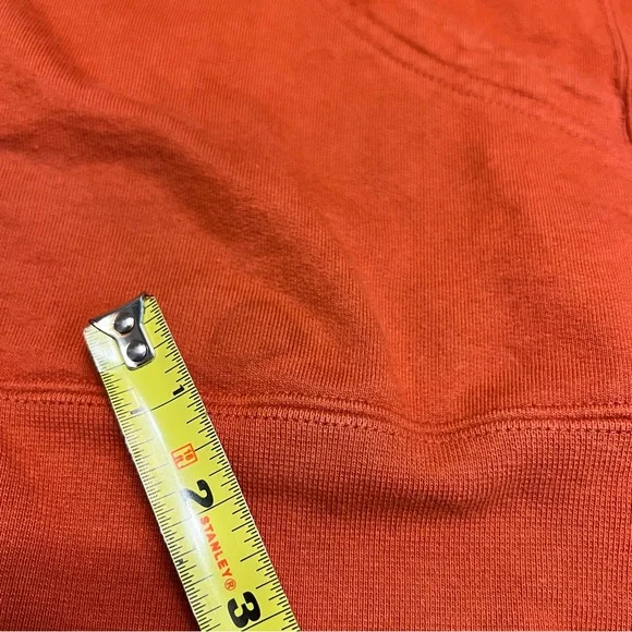 American Giant Classic Mens M Orange full Zip-Up heavy cotton Hoodie sweatshirt - Picture 7 of 14